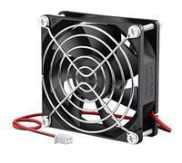 GDSTIME Ventola brushless da 24 V CC, 80 mm, ad alte prestazioni, ventola per computer a doppia sfera, 4500 giri/min, 42 CFM per console di gioco Router