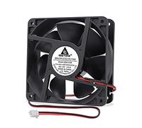 GDSTIME Ventola da 120 mm Ventola per PC 120 x 38 mm Ventola per computer Ventola da 12 V Ventola assiale 12038 Ventola assiale 3000 RPM Ventola di raffreddamento DC Brushless 125.1 CFM Per Cabinet