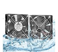 GDSTIME Ventola di raffreddamento IP68 da 120 mm DC 12 V 120 x 25 mm 2 pin doppio cuscinetto a sfera per PC Case Fan