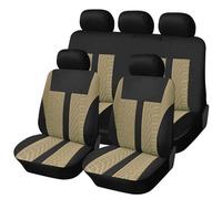 GDUTBC Coprisedili Auto per Chevrolet Chevy C2/Classic/Classic Station Wagon/Luv D Max/D Max High, Set Coprisedile Universali Anteriore e Posteriore Antiscivolo Impermeabile, Protezione Sedili Auto