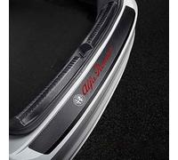 GDUTBC Striscia Protezione Paraurti Posteriore Auto per Alfa Romeo Spider Giulia Giulietta 147 159, Fibra di Carbonio Anti-Graffio Piastra Bagagliaio Adesivo, Auto Decorativi Accessories