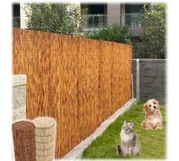 GDVXYS Schermatura di canne, pannelli di recinzione per privacy, parasole, recinzione in bambù per piante, recinzione per piscina, schermo privacy esterno per stanza, portico, piscina