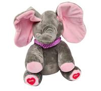 GDYS Peekaboo elephant music cover eyes baby elephant può cantare il peluche elettrico (Elefante)