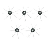GDYUNBA 2/5/10 Pezzi Testa tagliaerba elettrica in Filo d'Acciaio Decespugliatore da 15 mm Testa tagliaerba a Batteria Accessorio da Giardino Prestazione(5Pcs)