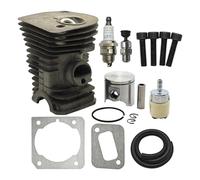 GDYUNBA Kit Cilindro pistone da 40 mm for Motosega Husqvarna 340 345 Guarnizioni valvola di decompressione Filtro Carburante for Parte di Ricambio 503870276 Prestazione