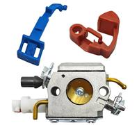 GDYUNBA Kit di Controllo dell'interruttore della Leva dell'asta dell'Aria del carburatore for Motosega Husqvarna 357XP 357 359 359EPA 2 Pezzi di Ricambio for Tubo del Carburante Prestazione