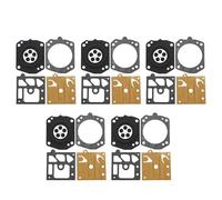 GDYUNBA Kit di Riparazione della Guarnizione del diaframma del carburatore da 5 Pezzi/Lotto for Stihl 044 046 029 039 for Zenoah 62cc 6200 7800 Motosega Parte Carb Rebuild Set Prestazione