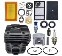 GDYUNBA Kit Filtro Aria Perno pistone Cilindro da 49 mm for Sega da Taglio for calcestruzzo Stihl TS400 4223 020 1200 Ricambi for Motosega Prestazione