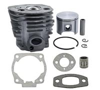 GDYUNBA Set di Cuscinetti for pistone e Cilindro da 46 mm for Husqvarna 51 55 Rancher Sostituisci OEM 503169171, 503 16 91-71 Prestazione