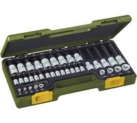 PROXXON 23290 - Set di chiavi a bussola, Torx e esagono incassato, 42 pezzi