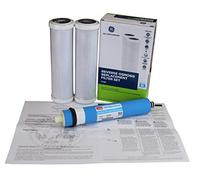 GE FX12P e GE TFM-24 o FX12M - Set di filtri di ricambio originali per sistema dell'acqua a osmosi inversa GE, modello GXRM10RBL con scatola al dettaglio