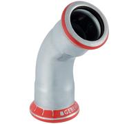 GE Mapress C-Acciaio Curva 45 Gr d35 Zincato
