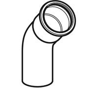 GE Mapress C-Acciaio Curva 45Gr Con Inserto D35 Zincato