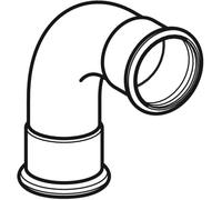 GE Mapress C-Acciaio Curva 90Gr d88,9 Zincato