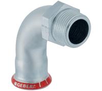 GE Mapress C-Acciaio Curva Di Transizione 90Gr Con AG d42-R1 1/2 Zincato