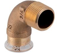 GE Mapress Raccordo Angolare In Rame 90Gr Con AG Rg D35-R1 1/4