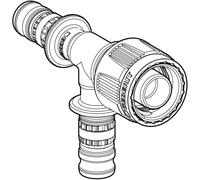 GE Mepla Giunto T Di Transizione Con MasterFix PVDF D20-D20-MF20