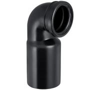 Geberit Gomito di scarico 90° PE per WC sospeso D 90 mm 366.925.16.1