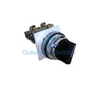 GE POWER 180170 077SDN11 SELETTORE A LEVA 2 POSIZIONI FISSE NC+NA NERO