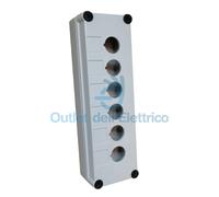 GE POWER 189005 P9EPE06 PULSANTIERA PLASTICA VUOTA 6 FORI