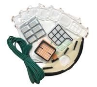 GE.RA kit ricambi per Folletto VK135 VK136 sacchetti, filri, Cavo, Spazzola e profumi