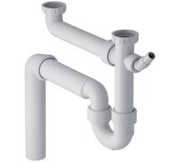 GE Scarico Completo G1 1/2 Per 2 Bacini D40