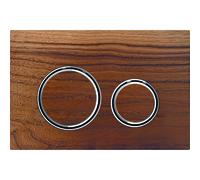 GE Sigma21 BetPl., Per Doppia Scarico Colore Metallico Cromato, Noce