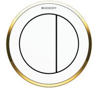 GE Telecomando Tipo 10 Pneumatico Per 2-Miscele UP-Pulsante Bianco/Oro