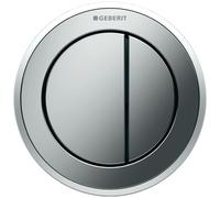 GE Telecomando Tipo 10 Pneumatico Per 2 Quantità Sp. UP-Pulsante Cromo Lucido