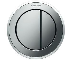 GE Telecomando Tipo 10 Pneumatico Per 2 Quantità Sp. UP-Pulsante Cromo Lucido