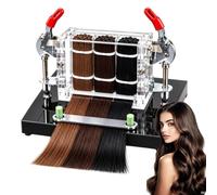 Geacdvre Macchina per Extension Capelli, Strumento K-Tip Professionale | Pressa K-Tip professionale con righello in acciaio per dimensionare con precisione le strisce finite(Heating area(16*16in))