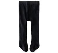 Geagodelia Collant per Neonati e Bambini Elastica In Vita Solido Calze a Colori Solidi Calzini In Forma Da Bambino per Le Gocce di Danza Calzamaglia del Bimba (Nero, 12-24 Months)