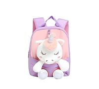Geagodelia Zaino per Bambine Cartoon Unicorn Zainetto Peluche Carino per Studentessa Scuola 3D Borsa da Viaggio Bimba Asilo Elementare (Stile A1, 26x22x10cm)