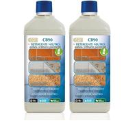 GEAL CB90. Detergente Concentrato Neutro per Cotto, Pietra, Marmo, Graniglie e ricomposti. 1 Litro (Confezione da 2)