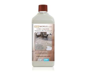 GEAL - Woplus Lucido Cera Liquida Antiusura, Alta Lucentezza, 1 l | Rimuove lo Sporco e le Macchie Domestiche, Dona Trasparenza ed Elasticità Senza Alterare la Colorazione del Materiale