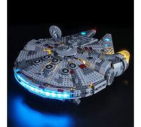 GEAMENT 2019 Set di Luci LED per Star Wars Millennium Falcon - Kit di Illuminazione Compatibile Con LEGO 75257 The Rise of Skywalker (Modello di mattoncini Non Incluso)