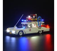 GEAMENT Kit di luci a blocchi per Ghostbusters ecto 1 - Set di illuminazione USB Compatibile Con LEGO 21108 Auto, mattoni (Modello di mattoncini non incluso)