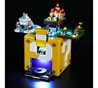 GEAMENT Set di Luci Compatibile Con LEGO Blocco Punto Interrogativo 64 (Super Mario 64 Question Mark Block) - Kit Di Illuminazione per 71395 (Modello di mattoncini non incluso)