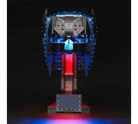 GEAMENT Set di Luci Compatibile Con LEGO Cappuccio Batman della Serie TV Classica (Classic TV Series Batman Cowl) - Kit di Illuminazione per DC 76238 (Modello di mattoncini Non Incluso)