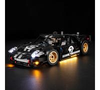 GEAMENT Set di Luci LED Compatibile Con Auto da corsa Ford GT40 MKII 1966 | Compatibile Con LEGO Technic 42223 (Modello di mattoncini non incluso)