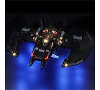 GEAMENT Set di Luci LED Compatibile Con LEGO 1989 Batwing - Kit di Illuminazione per DC 76161 Modello da Costruire (Modello di mattoncini non incluso)