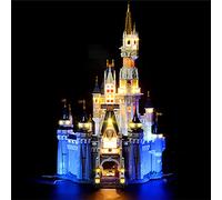 GEAMENT Set di Luci LED Compatibile Con LEGO 71040 Castello Disney Versione 2016 (Disney Castle) - Kit Di Illuminazione Solo per 71040 (Modello di mattoncini non incluso)