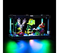GEAMENT Set di Luci LED Compatibile Con LEGO Acquario - Kit Di Illuminazione per Creator 31122 Modello da Costruire (Modello di mattoncini non incluso)