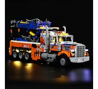 GEAMENT Set di Luci LED Compatibile Con LEGO Autogrù Pesante (Heavy-duty Tow Truck) - Kit Di Illuminazione per Technic 42128 (Modello di mattoncini non incluso)