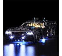 GEAMENT Set di Luci LED Compatibile Con LEGO BATMOBILE DI BATMAN - Kit Di Illuminazione per Technic 42127 (Modello di mattoncini non incluso)