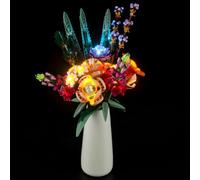 GEAMENT Set di Luci LED Compatibile Con LEGO Bouquet di Fiori (Flower Bouquet) - Kit di Illuminazione per Icons 10280 (Modello di mattoncini Non Incluso)