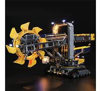 GEAMENT Set di Luci LED Compatibile Con LEGO Bucket Wheel Excavator - Kit Di Illuminazione per Technic 42055 Modello da Costruire (Modello di mattoncini non incluso)