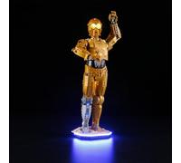 GEAMENT Set di Luci LED Compatibile Con LEGO C-3PO 75398 (Modello di mattoncini non incluso)