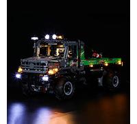 GEAMENT Set di Luci LED Compatibile Con LEGO Camion Fuoristrada 4x4 Mercedes-Benz Zetros - Kit Di Illuminazione per Technic 42129 (LEGO set Non Incluso)