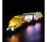 GEAMENT Set di Luci LED Compatibile Con LEGO Camion per le consegne giallo - Kit Di Illuminazione per City 60440 (Modello di mattoncini non incluso)